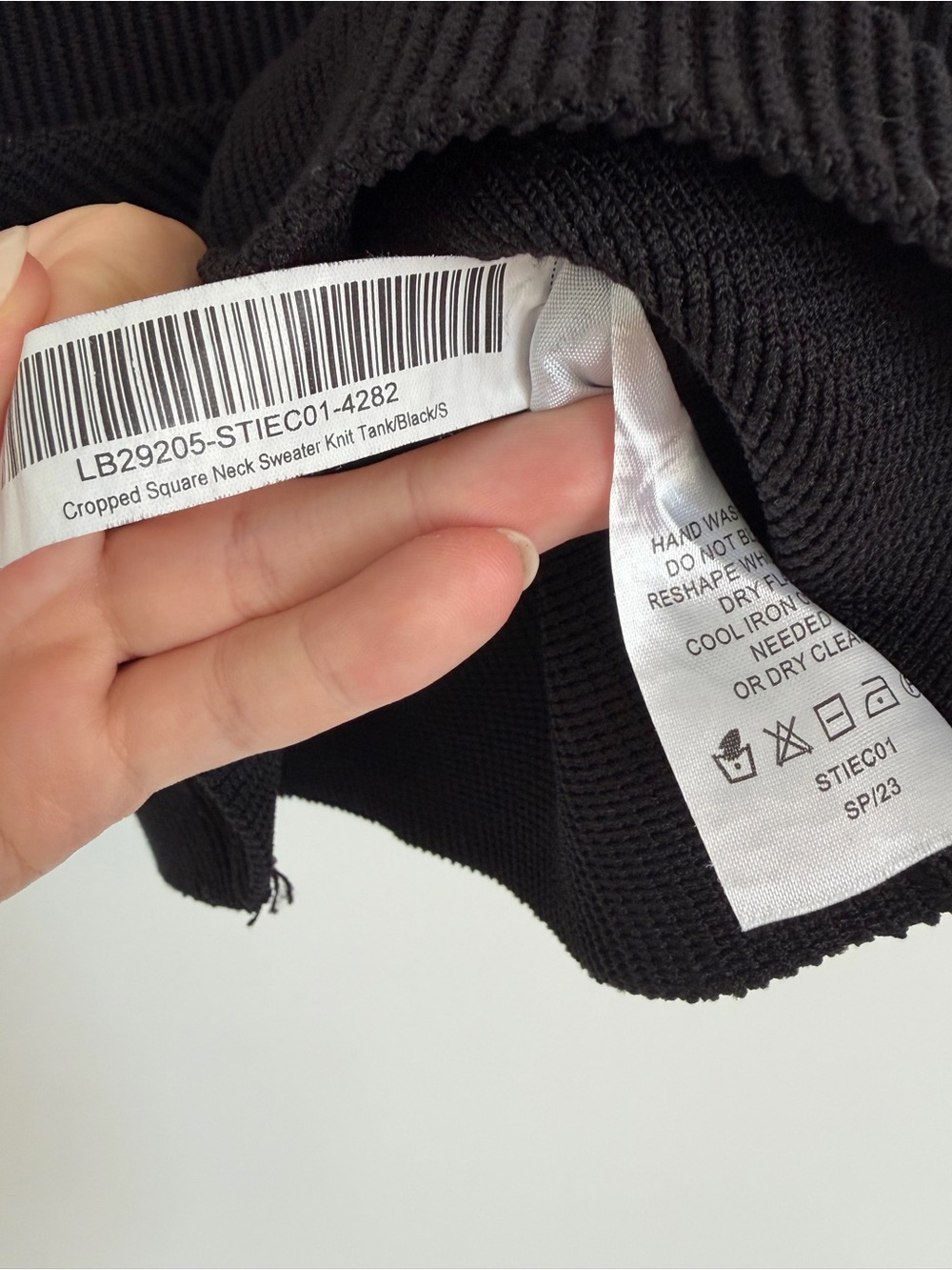 Quince Cropped Square Neck Ribbed Knit Tank - Picture 5 of 8